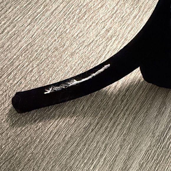 Black Sequin Polka Dot Bow Disney Ears - Picture 3 of 6